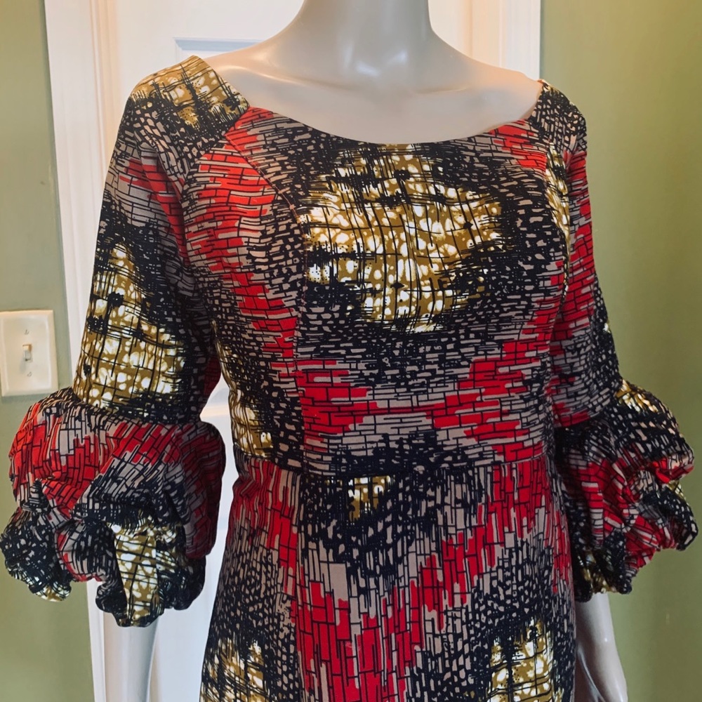 Ankara Midi Dress